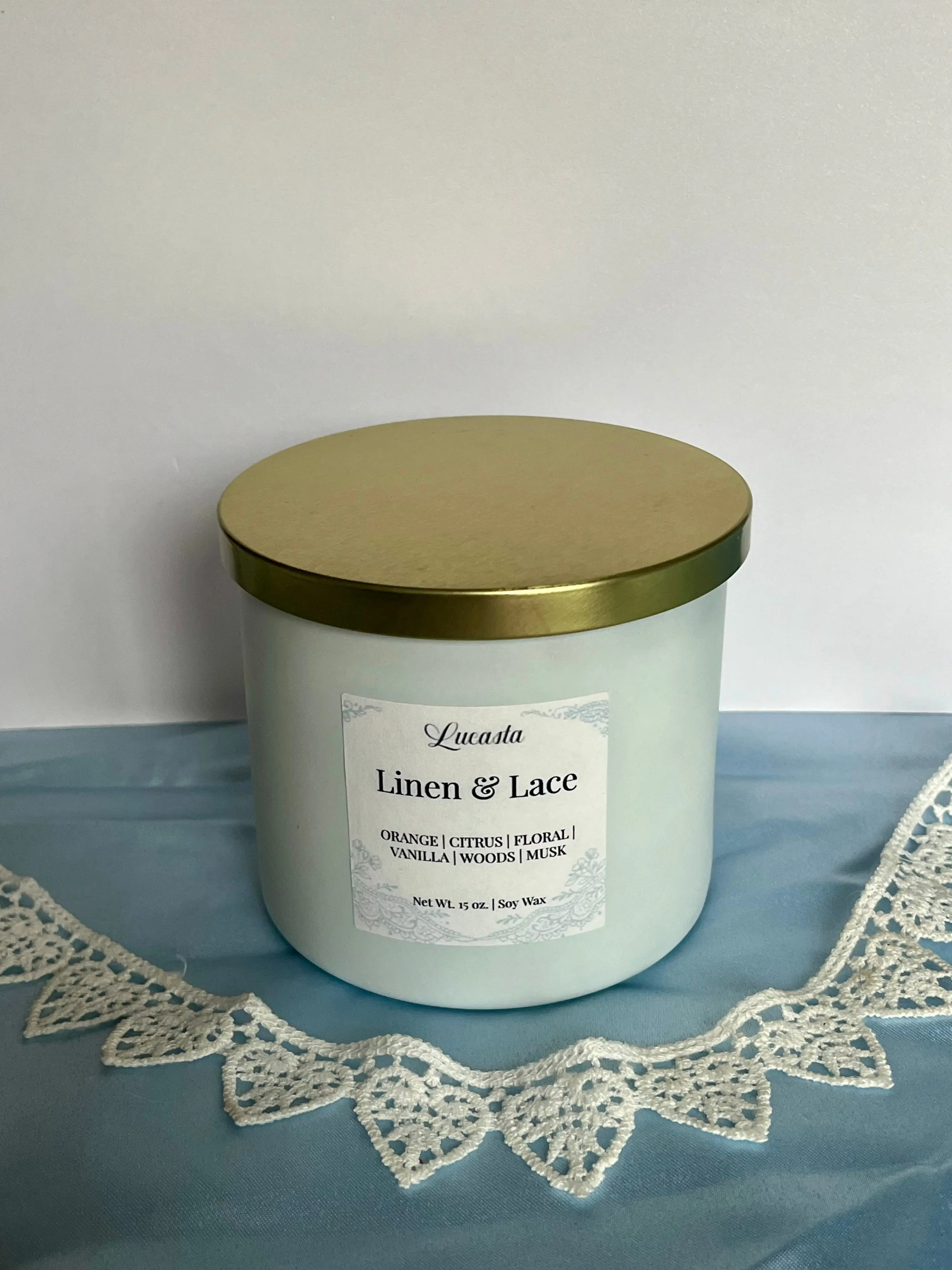 Linen & Lace Soy Candle