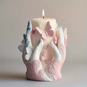 Handheld Candle Silicone Mold, Resin Casting Mould, Jewelry Casting Tool, DIY Gift for Spring, Valentine's Day, Mother's Day, Birthday