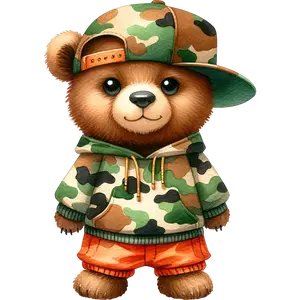 DTF Transfer – IV Cool Bear Multi Sizes