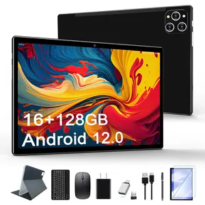2025 Newest Tablet Android 13 Tablets 10 Inch, Tablet 128GB ROM+16GB RAM (8+8 Virtual), 2 In 1 Tablet with keyboard, Powerful Octa-Core+13MP Camera, 1TB TF Expandable, FHD IPS Display WiFi Tablet PC android tablet