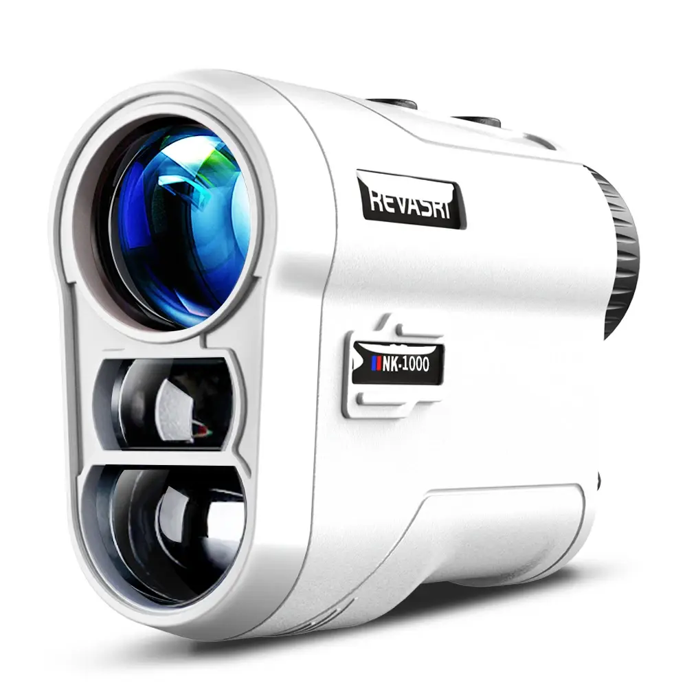 REVASRI 600M/Yard Golf Laser Rangefinder with Slope Compensation Flagpole Lock Vibration USB Rechargeable for Golfing REVASRI