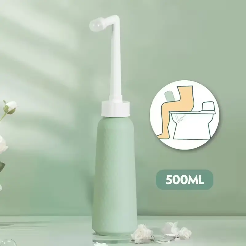 Handheld Personal Rinse Bottle, 16.9 Oz Scent-Free, Portable Travel Rinser, Dual Rinse Modes, Gentle Body Care, Portable Travel Bidet, Bathroom Bidet Sprayer, Bidet Sprayer for Toilet, Handheld Bidet Sprayers