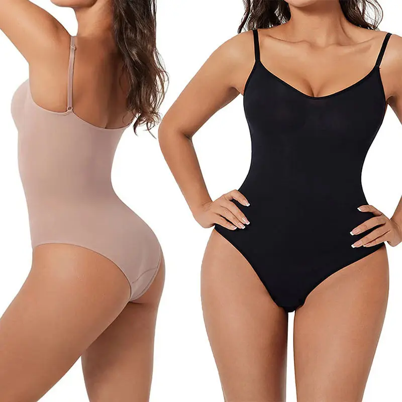 One-piece shapewear postpartum tummy control pants triangle thong waist cincher butt lifter shapewear suspender bra shapewear underwear