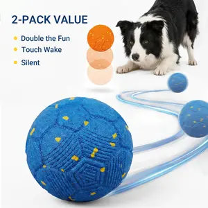 Sovelivee Smart Interactive Soccer Ball – Automatic Rolling & Self-Play Moving Toy, 2026 Soccer Fest Edition, USB Rechargeable, Durable, for Dogs and Cats – Your Loyal Brave Guardian That Guards Their Fun While You’re Away squeaky