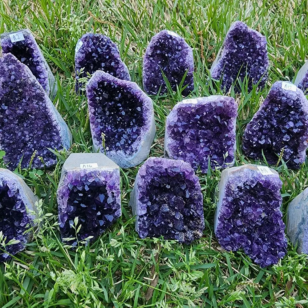 AAA Amethyst Geode Display Decor 1pc