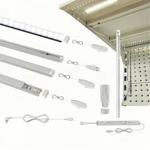 TITATEC Gondola Lights 30, 40 48 inches LED Bar Kit with LED Driver, Power Tracks, Plug Wires for Retail Store Illumination