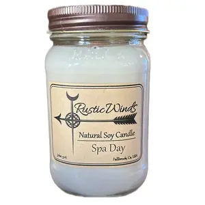 Spa Day - Soy Candle candles wax premium candle holiday gift candle gift holiday gift natural soy Highly Scented perfect first valentine handmade candle buy eco friendly decor present decorative candle woodwick small batch making wooden wick beautiful cle