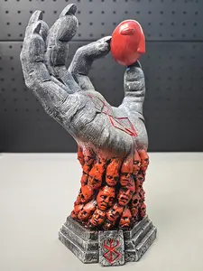 New Berserk Hand Of God Violent God's Hand Resin Crafts Ornaments Halloween Birthday Gift Prank Decompression Fidget Decoration
