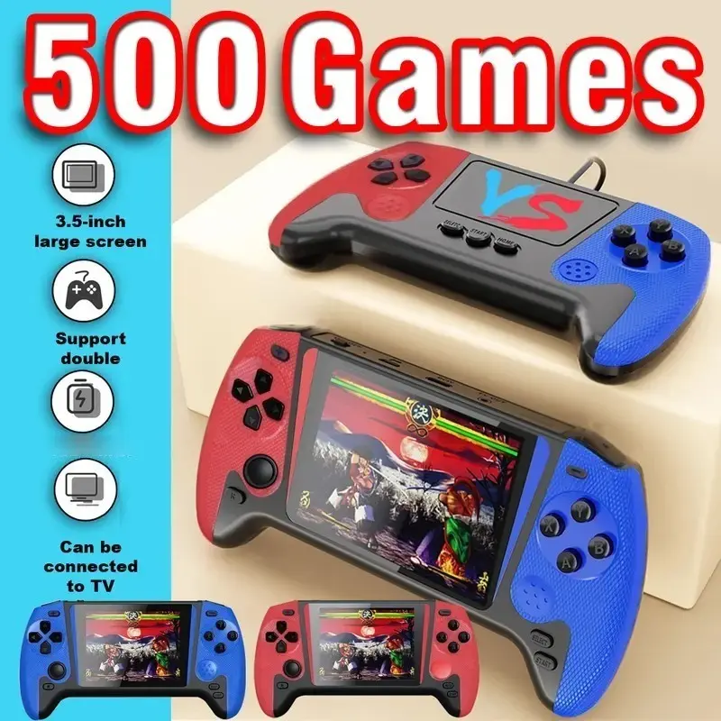 2026 New Handheld Game Console, Retro Large Screen Design, Smooth ...