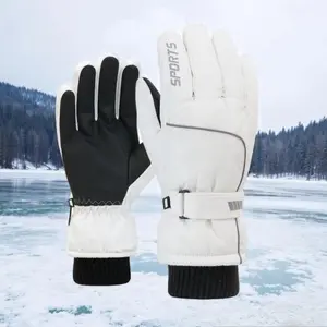 ‌Touchscreen Winter Gloves Waterproof Windproof Thermal Ski Snowboard Cycling Climbing Warm Gloves for Women Men Cold Weather Protection‌ Outdoor Sport Insulation Snowboarding Snug Fit