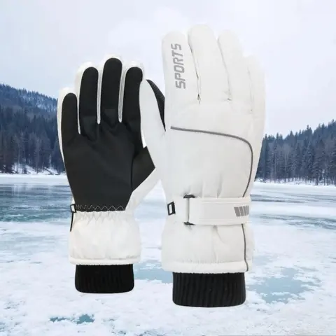 ‌Touchscreen Winter Gloves Waterproof Windproof Thermal Ski Snowboard Cycling Climbing Warm Gloves for Women Men Cold Weather Protection‌ Outdoor Sport Insulation Snowboarding Snug Fit Extreme Cold
