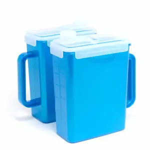 LocknLock Set of (2) Colored Body Pitchers