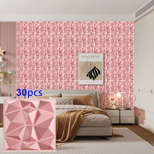 Aadesh PVC Wall Panels, Waterproof & Easy Clean, 11.8x11.8 Inches, 1mm Thick, Ideal for Living Rooms, Bedrooms, Hotels, Offices, Modern, Waterproof Wallpaper
