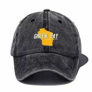 S&T Trendy Baseball Cap, Green Bay Map Pattern, Street Fashion Trend Choice