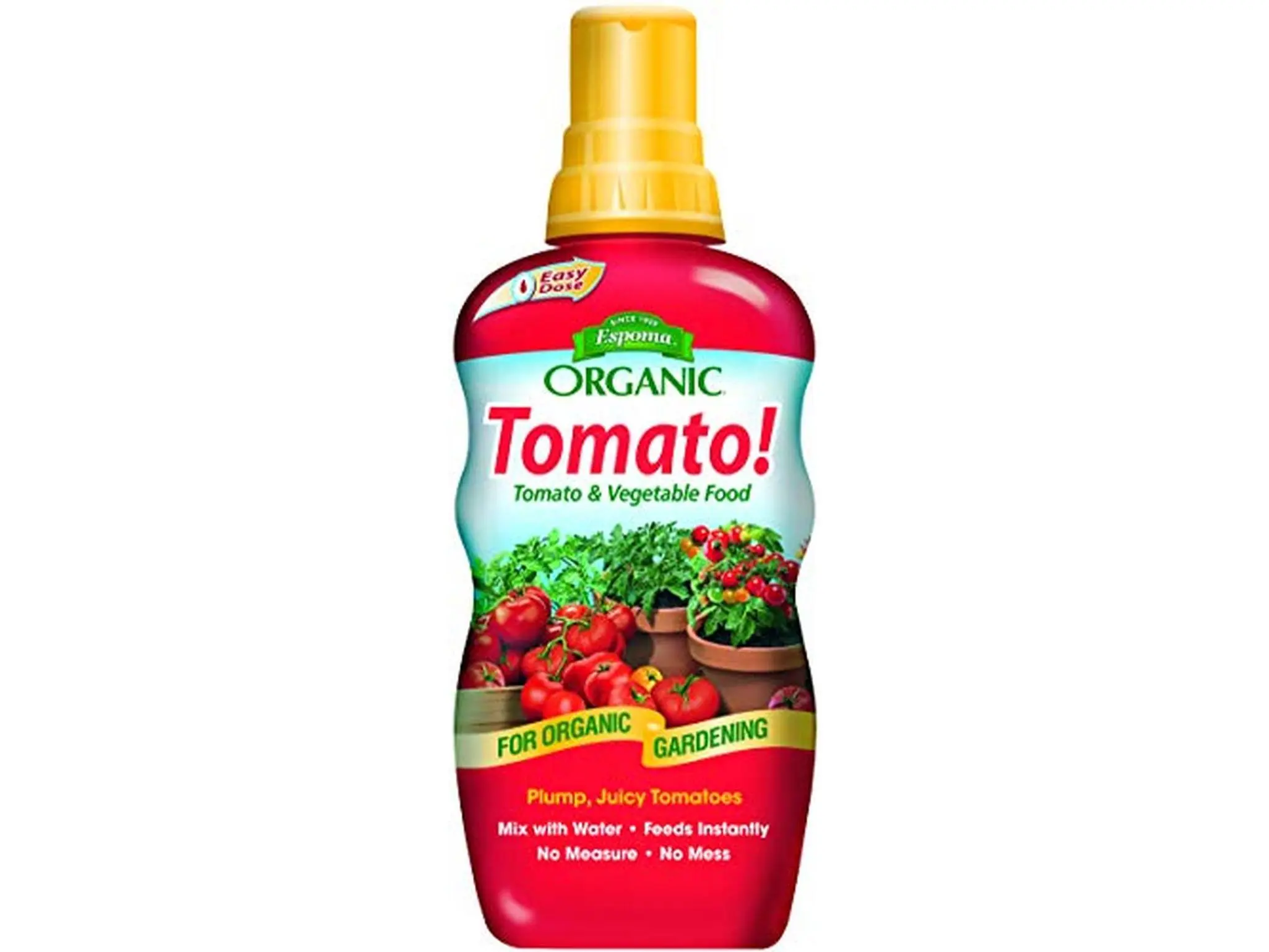 Espoma Organic Tomato Plant Food, 8 oz Concentrate Natural Fruit Fertilizer Multi-Purpose Fertilisers - Natural Formula for All Tomatoes & Vegetables, Boosts Plump, Juicy Harvests for Home Gardens