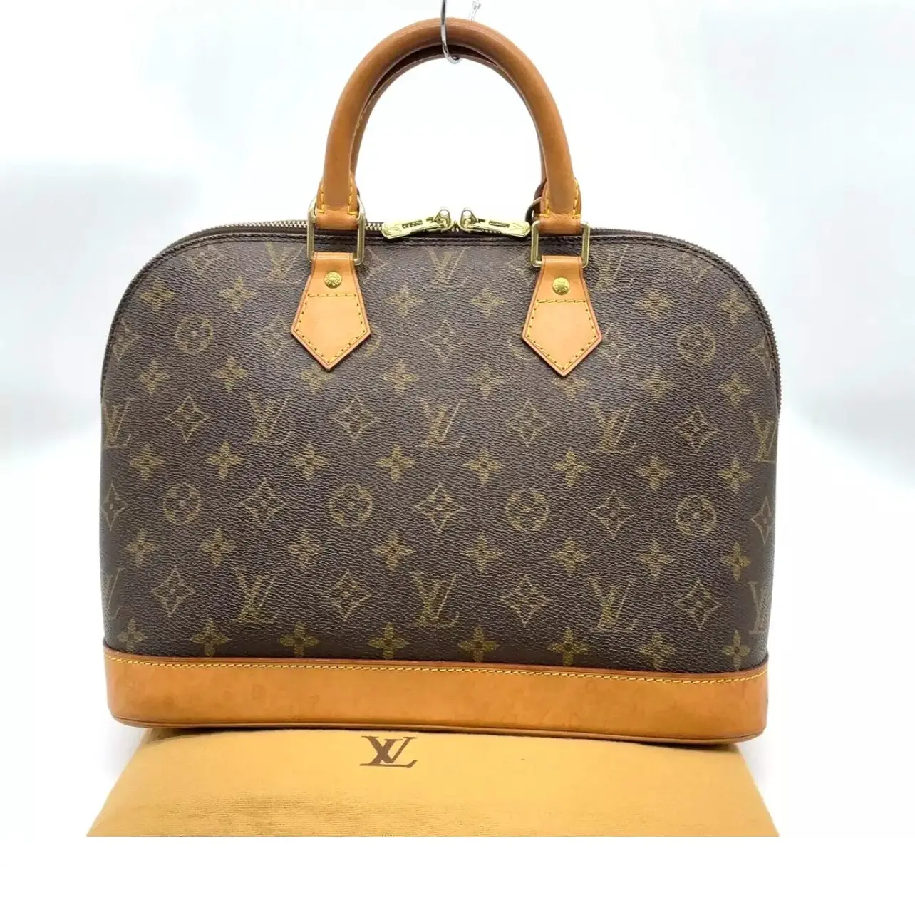 Pre-owned Louis Vuitton Canvas Tote Bags Monogram Alma PM Old Model M51130 Hand Bag SKS4560