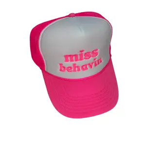 Miss Behavin Embroidered Snapback Hat - Adjustable Fit, Comfortable & Durable, Perfect for Country Concerts & Girls' Trips