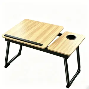 Generic Adjustable Angle Mobility Table Over Bed,Foldable Bed Tray Table,Bed Table Laptop Tray for Bed Sofa Notebook Breakfast Work Study Reading Kids