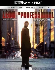 Léon: The Professional  [4K ULTRA HD BLU-RAY MOVIE] With Blu-Ray, 4K Mastering, Dubbed, Subtitled, 2 Pack