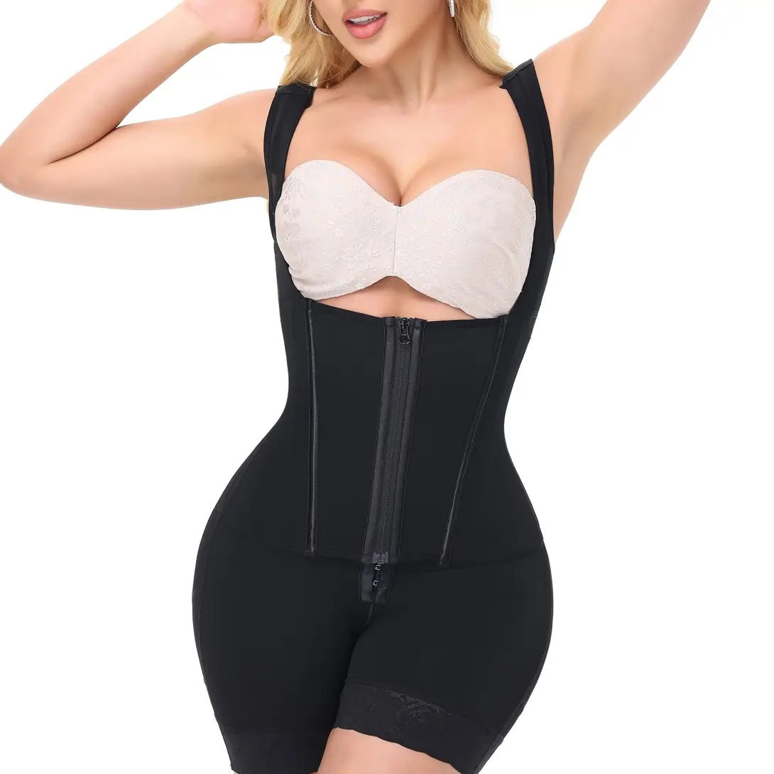 ChicCurve Women's New BBL Shapewear Extreme Waist Belt Firm Control Bodysuit Tummy Control Butt Lifting Womenswear Open Crotch