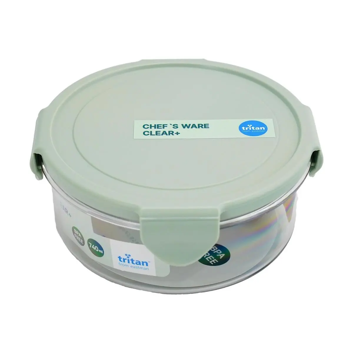 CHEF'S WARE Korean Chef's Ware Series Transparent Food Storage Canister, Airtight & Moisture-Proof, 740ml for Grains, Kitchen Pantry Organization