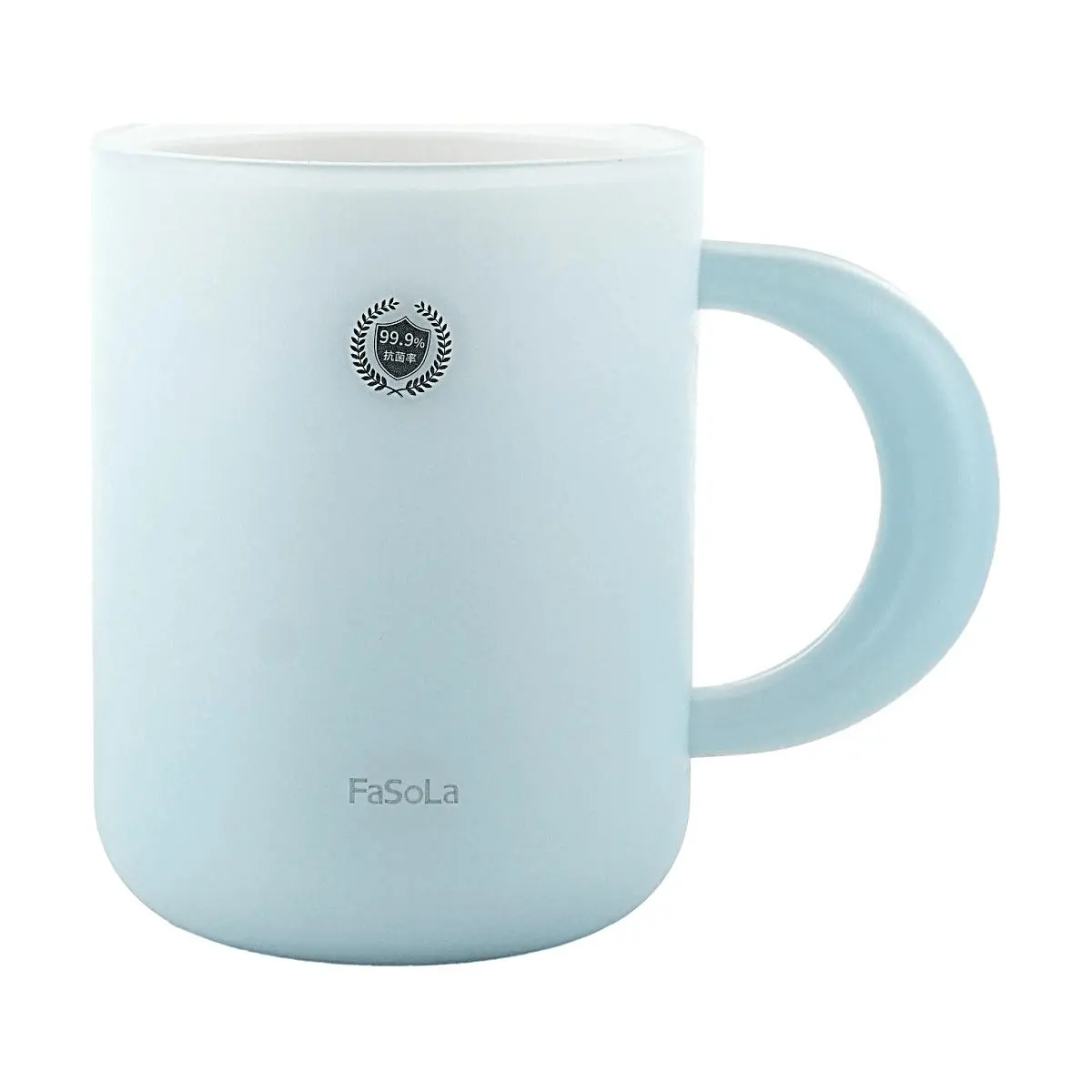FaSoLa Minimalist Antibacterial Mouthwash Cup - Bathroom Tumbler with Toothbrush Storage, Healthy & Hygienic for Oral Care