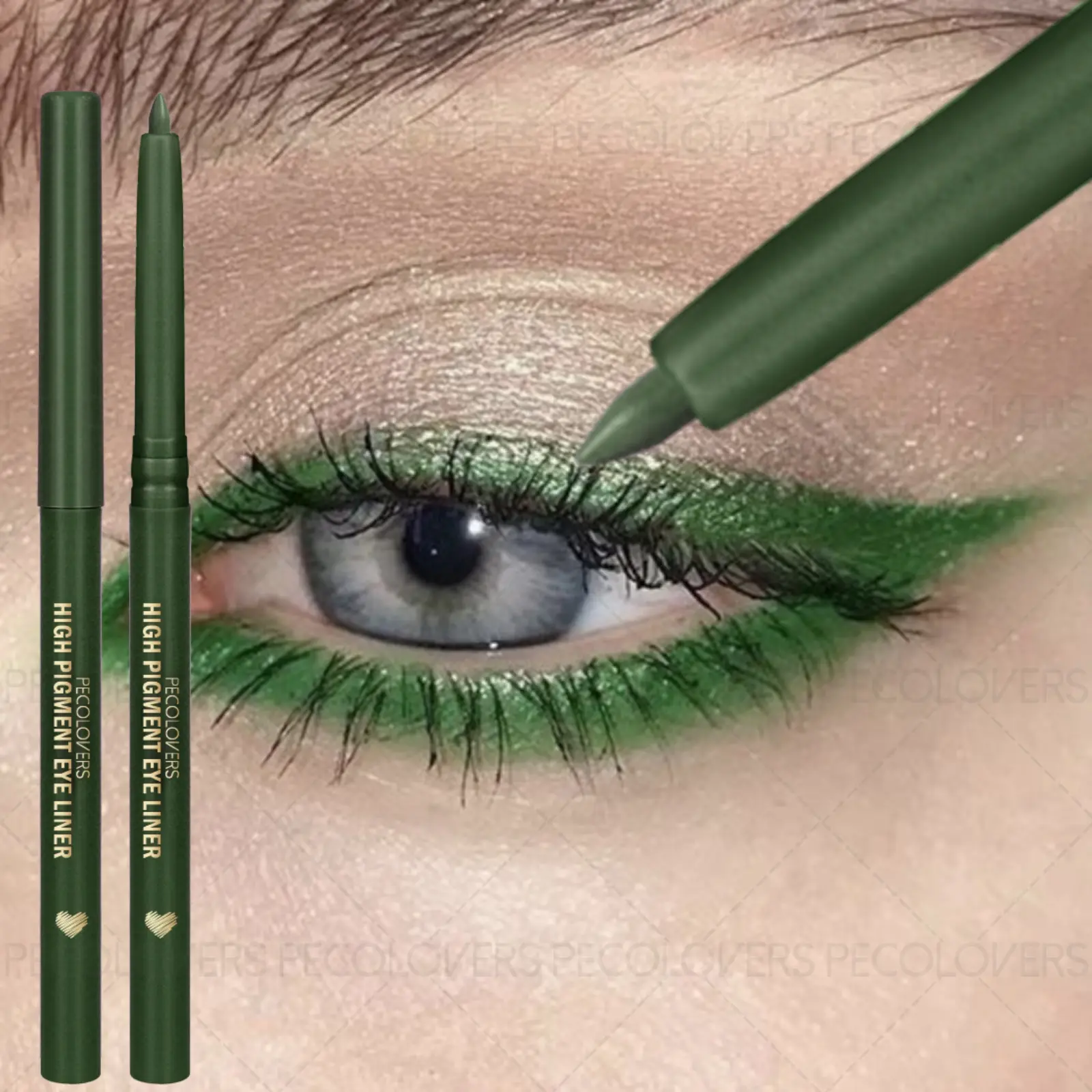 1PC Colored Matte Eyeliner - eye makeup product, Waterproof, Longwear Eye Liner, Long-lasting Gel Pencil, Highly Pigmented, Smudge-proof, Durable, Silky Smooth, for A Glamorous Christmas Eye Look