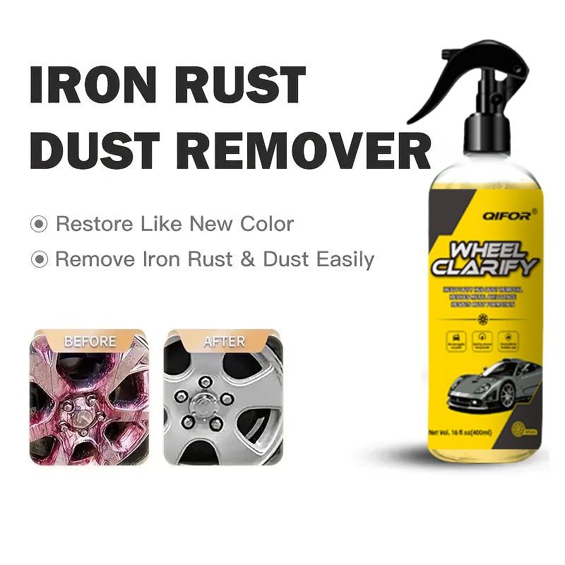 QIFOR Automotive Rust Remover Spray-Duty Iron Remover Spray - Fast-Acting Rust & Iron Converter, Safe for All Automotive Paints, Wheel Rim, Motorcycles, RV, Boat, Restores Metal Surfaces