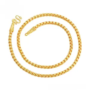 Elegant 24K gold plated color necklace