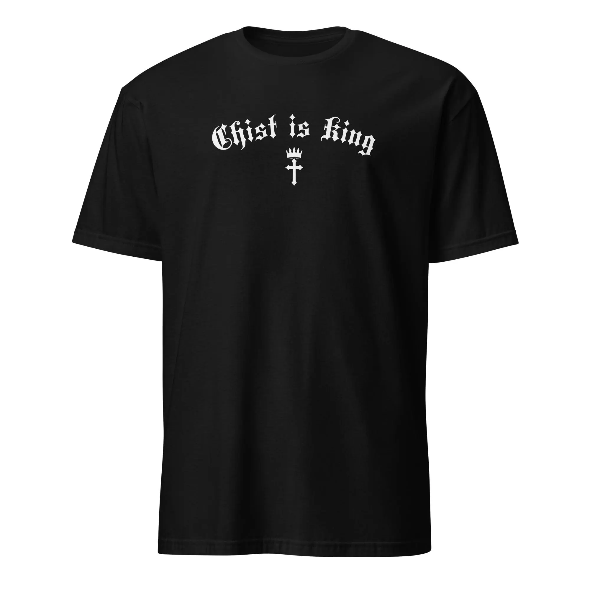 Christ Is King Gym Motivation Shirt | Christian Gym Rat Pump Cover | The Lords Gym Training Christ Gym Tee