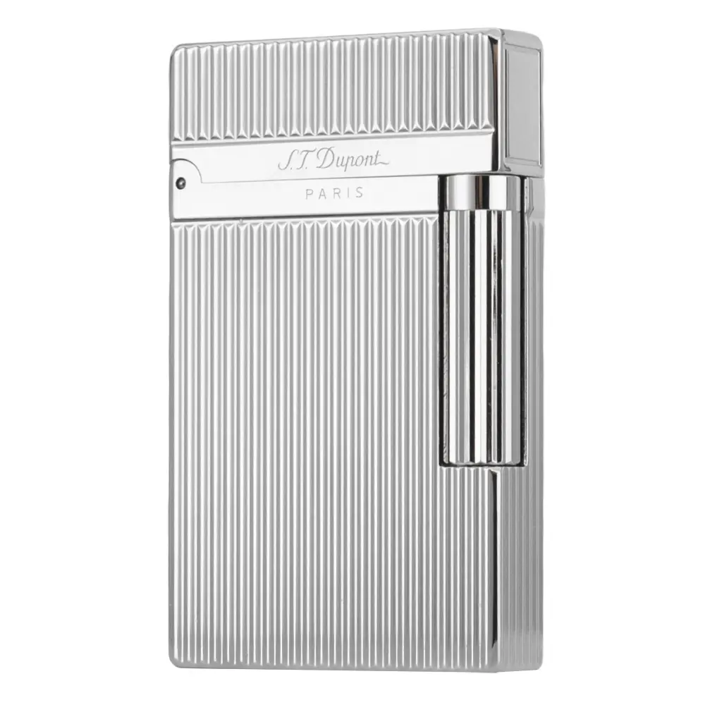 DPT 1:1 Vertical Line Engraved Classical old fashioned Lighter (NO FUEL) Ping Sound Perfect Gift Polished Solid