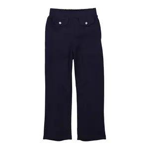 French Toast Girls 4-6x Rhinestone Faux Pocket Straight Leg Pants