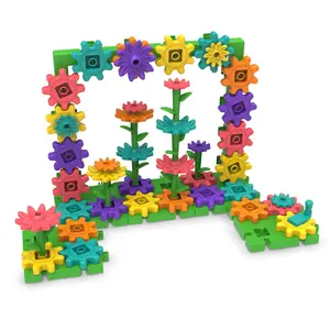 Learning Resources GardenGears Building Set - Hands-On Educational Construction & Engineering, Preschool STEM Building Sets, Toys for Kids, Montessori, Fine Motor Games
