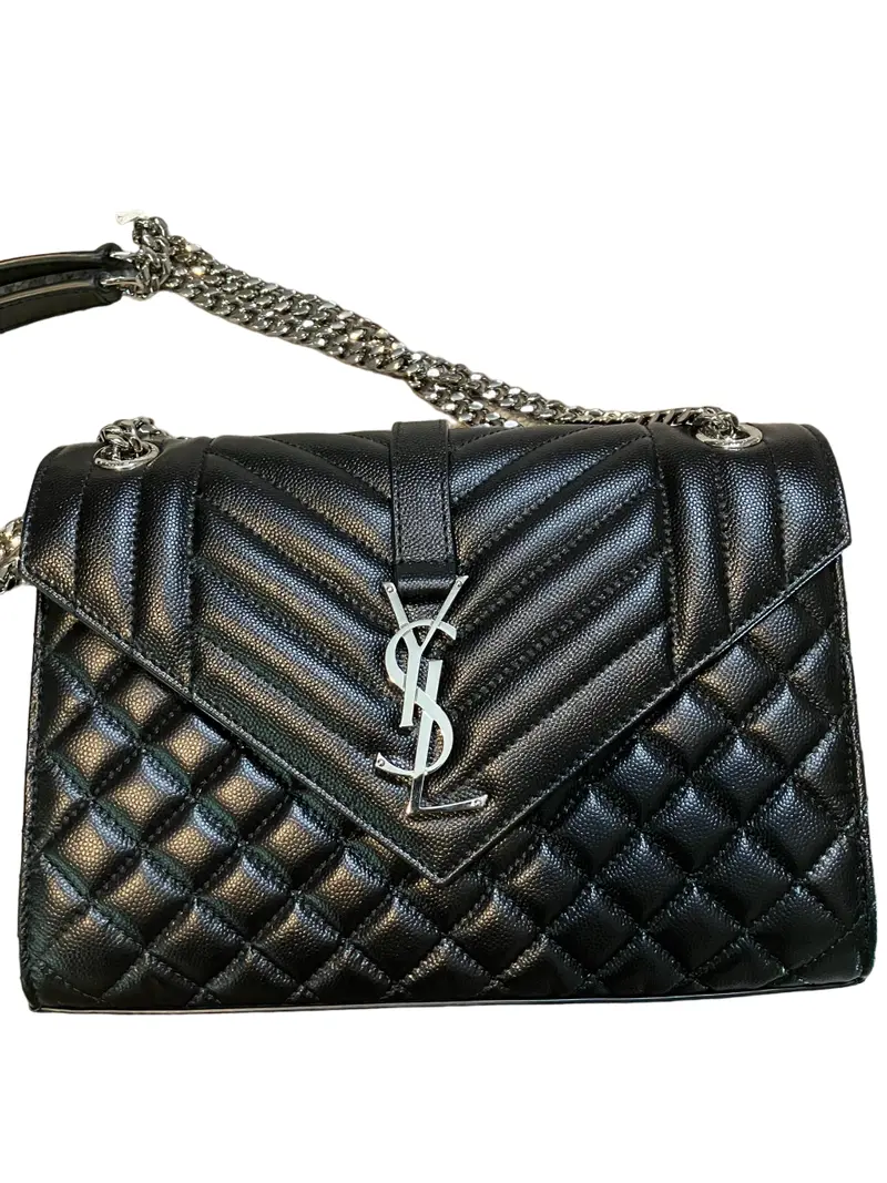 Pre-owned YSL leather Shoulder Bags Envelope Bag