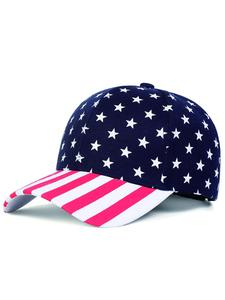 Unisex American Flag Baseball Cap, Adjustable Sun Protection Hat, Casual Fitted Design for Spring & Fall Travel Outdoor Activities