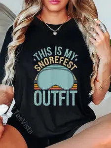 100% Cotton Unisex Snorefest Outfit Funny Pajama Cute Sleepwear Overnight Party T-Shirt Graphic Printed Vintage Casual Tshirt