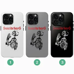 3 Styles Ver2 uicide.boys Phone case, G59 Phone Case, Praying Skeleton Phone Case - Gift For Fan Phone Accessories for iPhone 16 pro max, 15/SE, SS Galaxy