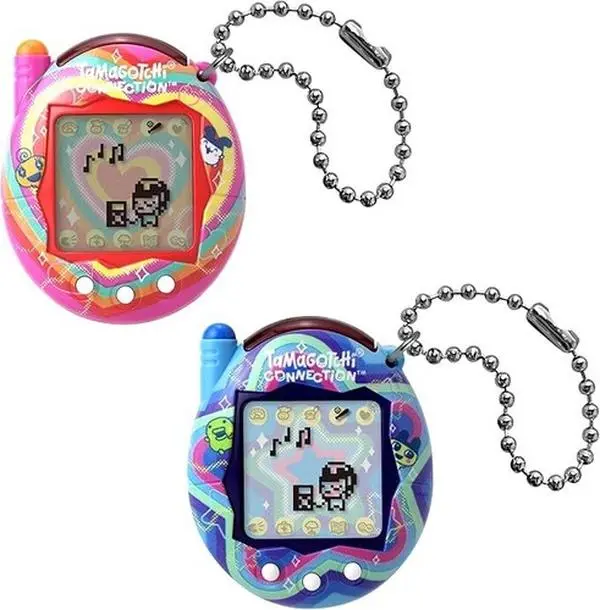 Tamagotchi Connection True Friends Set - Heart Aura, 2 Trendy Aura Shells, Revamped Programming Collectible Blister Pack [COLLECTIBLES]