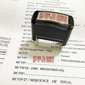 Address Stamp, Copy Info Stamp, Payment Info Stamp, Certification Info Stamp, Self-Fill Rubber Stamp, Office Seal, Business Supplies