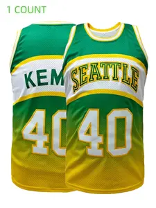Men's Basketball Jersey, Breathable Sleeveless Round Neck Vest Top, Sports Tops, with Embroidered Graphics, Suitable for Basketball, Sports Running and Workout
