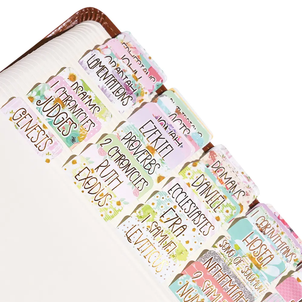 Idyllic Grace - Bloom with Grace - Bible Tabs - Christian - Catholic - Apocrypha - Bible Journaling