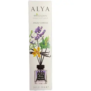 Alya Reed Diffuser 100 ml 3.4 fl oz Long Lasting Fragrance No Flame No Electricity Ideal for Home Office or Gifts