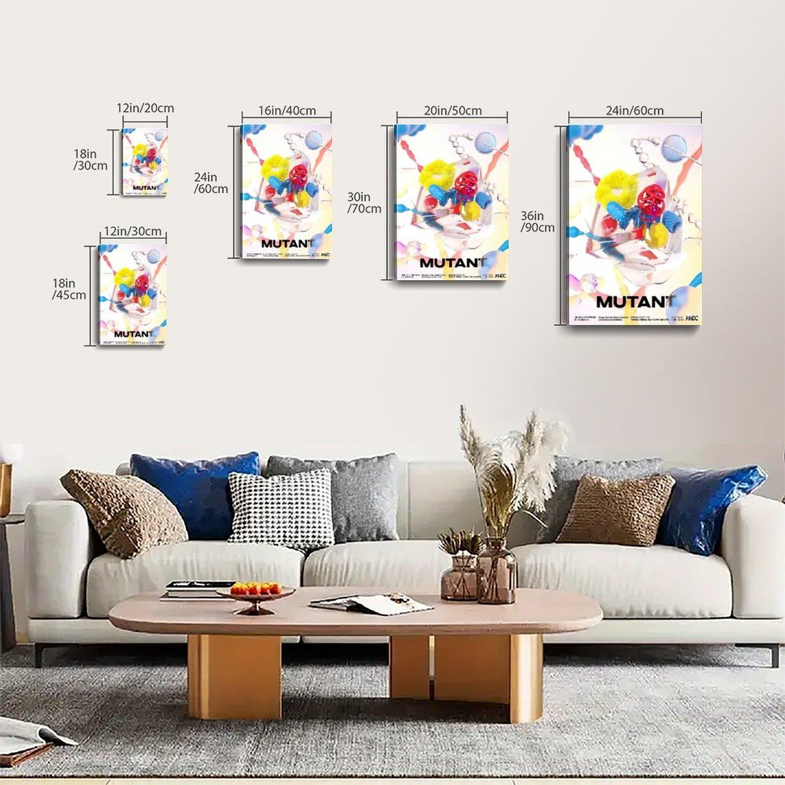MUTANT VISUALDESIGN Poster Decorative Painting Canvas Wall Art Picture Print Modern Family Bedroom Decor