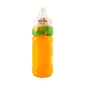 Mogu Mogu Mango Coconut Jelly Drink 1L - Thailand's Classic Beverage, Real Fruit Pieces, Refreshing Juice