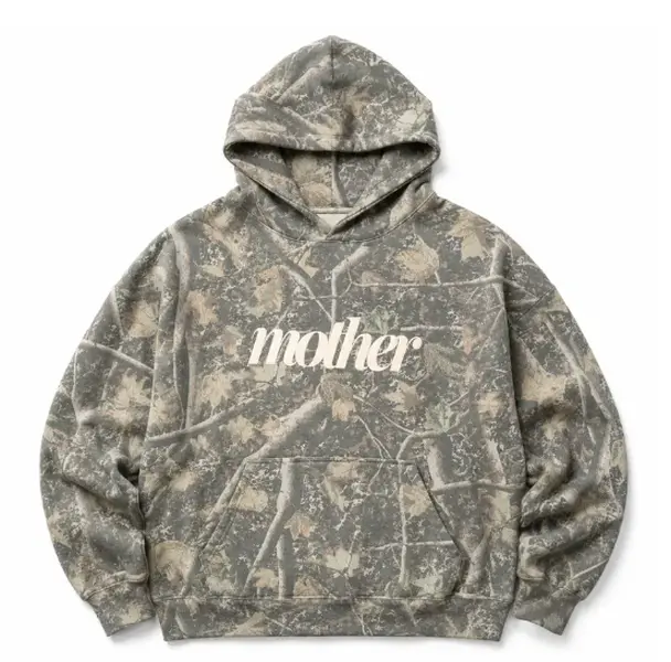 PUFF 'Mother Nature' Camo Hideaway Hoodie, Personalized Text Hoodie