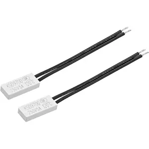 uxcell Normally Close Temperature Switch, 120℃ N.C 5A Thermal Switch Thermostat Temperature Control Switch Controller 2pcs