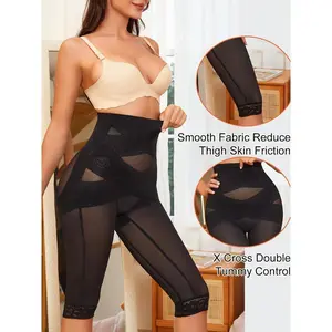 High waisted women's shorts control docking weightlifting design transparent mesh compression comfortable shaping clothes women's clothing minimalism