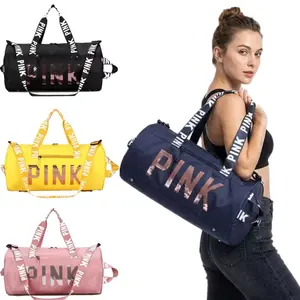 Women's Glitter Sequin Waterproof Tote, 18" Large Gym Travel Bag Versatile for Any Occasion