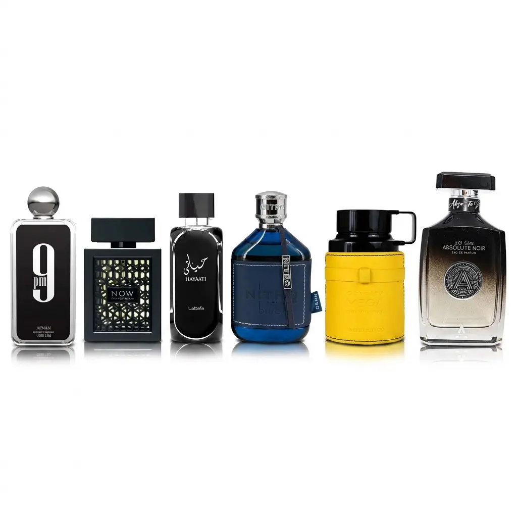 Midnight Beast Bundle – 6-Piece Men’s Arabian Cologne Set