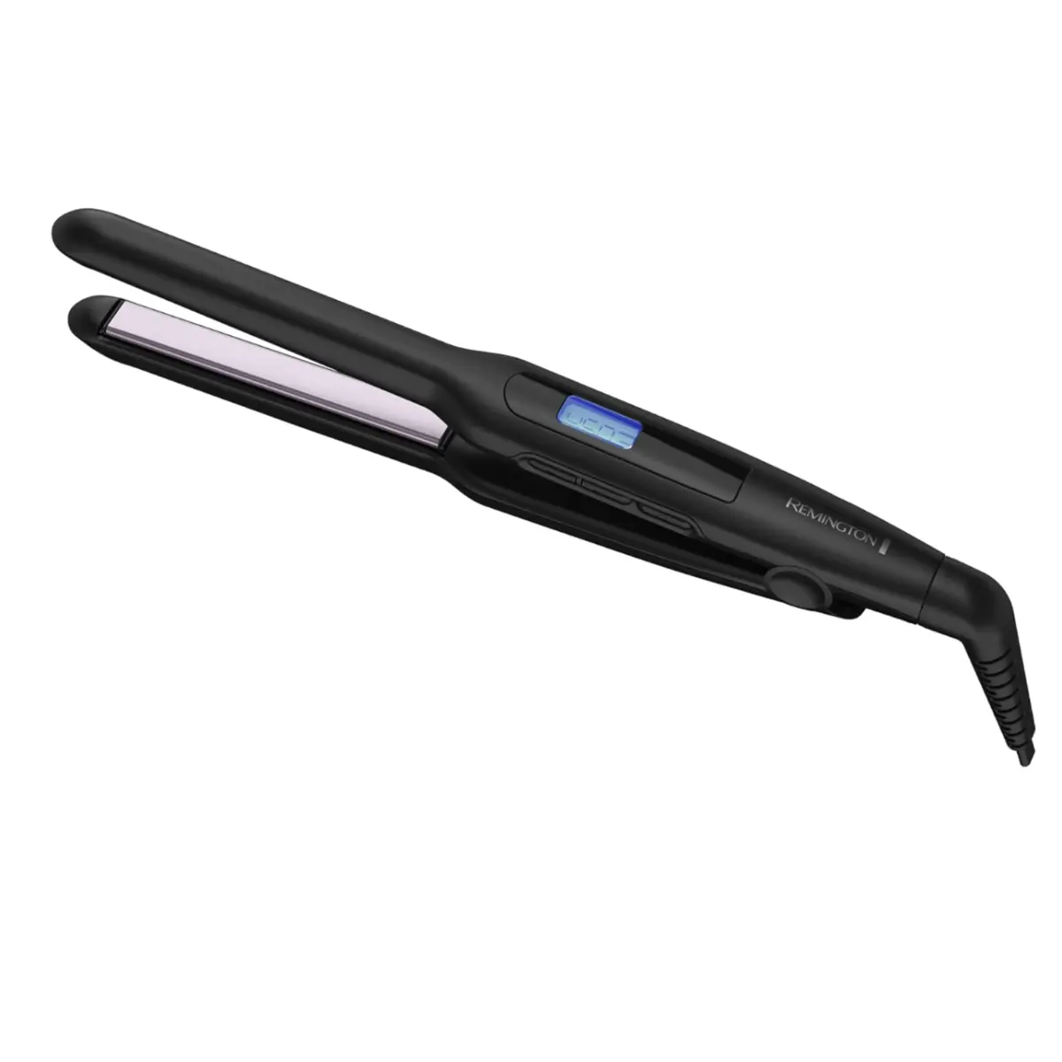 Remington Anti-Static Flat Iron, 1/2 Inch, Titanium + Ceramic Coating | 30% Longer Floating Plates, Fast 15-second Heat-up, straightener, 60-minute Auto Shut-off, Black Color, Single Unit